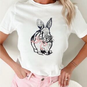 Coquette Bunny Tee ✨